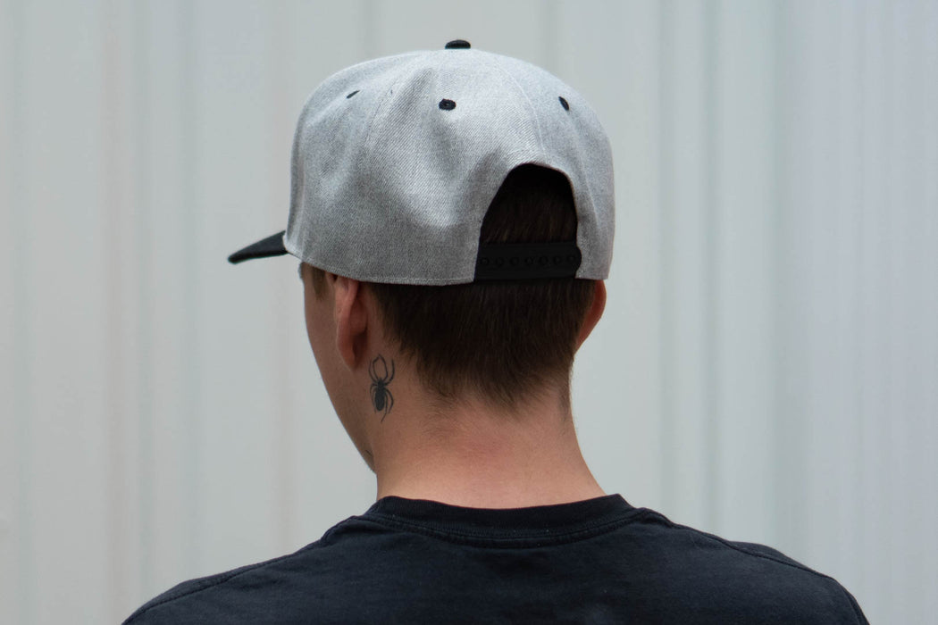 KAVENZ Grey/Black Snapback Cap