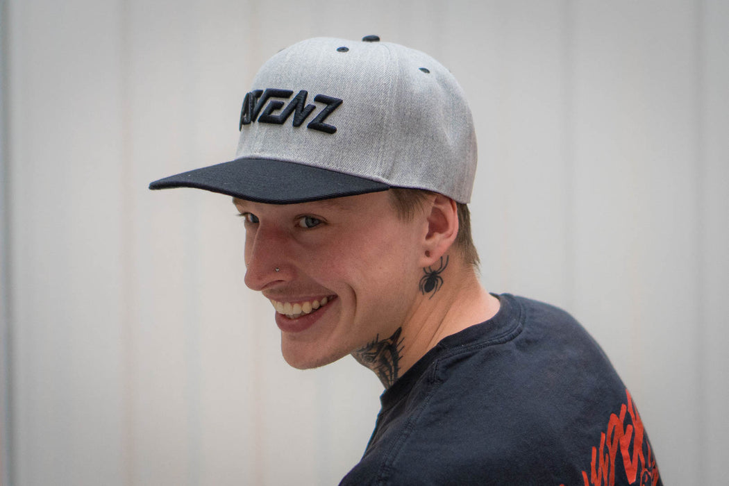 KAVENZ Grey/Black Snapback Cap