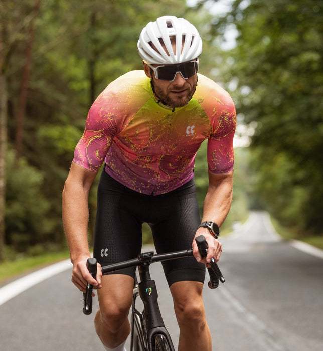 MOTION Z6 | Mens Short Sleeve Jersey | Neon Lava Blend