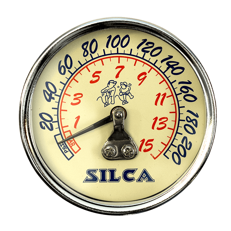 SILCA 210 PSI Replacement Gauge for Pista and Superpista