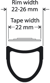 Tufo Gluing Tape for Tubular Tires
